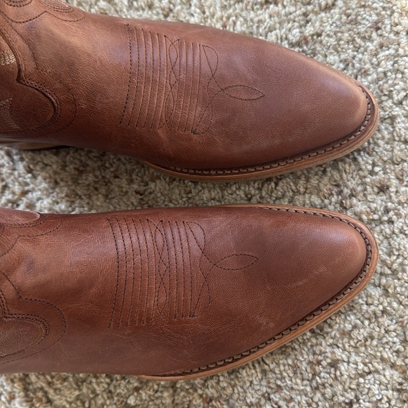 Tecovas Women's Brown Leather Boots - Picture 13 of 15